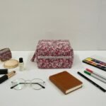 Floral Bloom Quilted Cosmetic & Travel