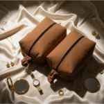 Mocha Earth Minimalist Utility Pouch