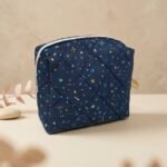 Midnight Celestial Quilted Pouch