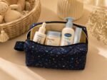 Midnight Celestial Quilted Pouch
