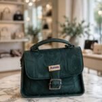 Auroria MARBLE BUCKLE SATCHEL  FOREST